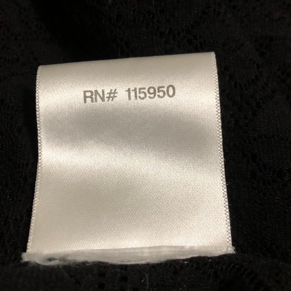 Black Royal Plush Floral Lace Tank Top - Picture 6 of 8